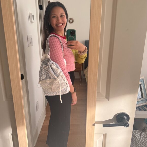 Dagne Dover Noval Sling Bag in Check Mix - Picture 5 of 6